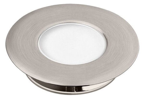 Linea Light C00477NKWXF Vissa_R, zápustné svítidlo do podlahy, 0,7W LED 3000K, kartáč nikl, prům.3,5cm