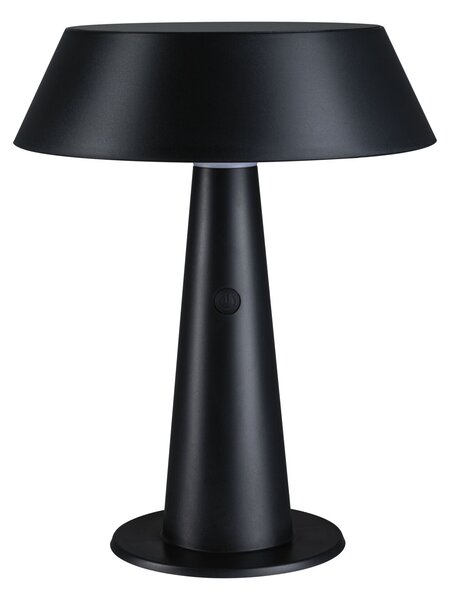 Paulmann 94612 Soala, černá solární lampička na baterii, 2,1W LED 2700K, výška 30,6cm, IP44