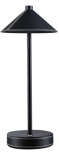 Paulmann 71175 Pellini, černá stolní lampička na baterii, 2W LED 3000-6500K, výška 37cm