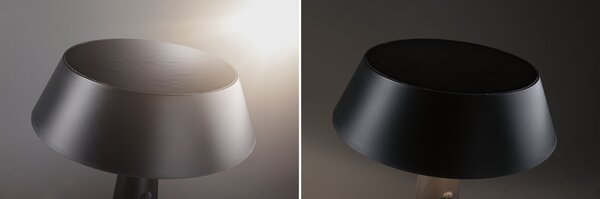 Paulmann 94612 Soala, černá solární lampička na baterii, 2,1W LED 2700K, výška 30,6cm, IP44