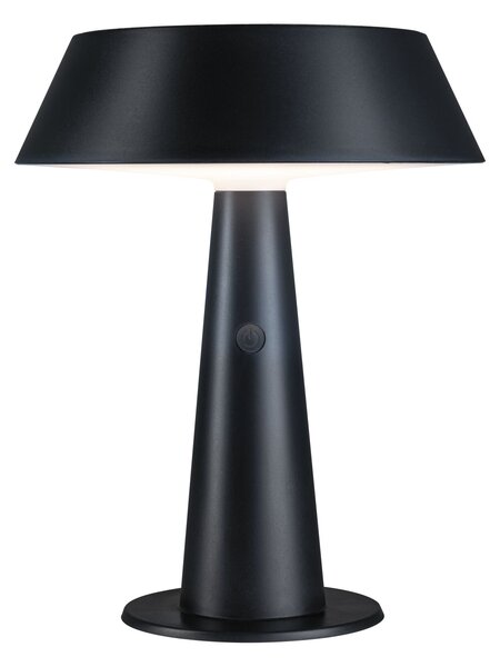 Paulmann 94612 Soala, černá solární lampička na baterii, 2,1W LED 2700K, výška 30,6cm, IP44