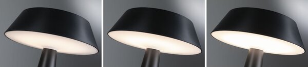 Paulmann 94612 Soala, černá solární lampička na baterii, 2,1W LED 2700K, výška 30,6cm, IP44