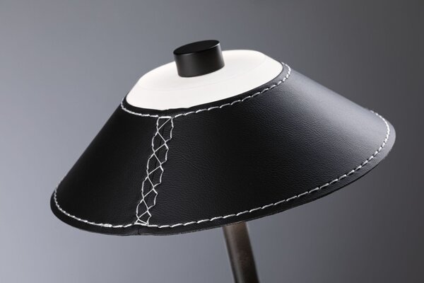 Paulmann 71173 Pellini, černá stolní lampička na baterii, 2W LED 3000-6500K, výška 33cm