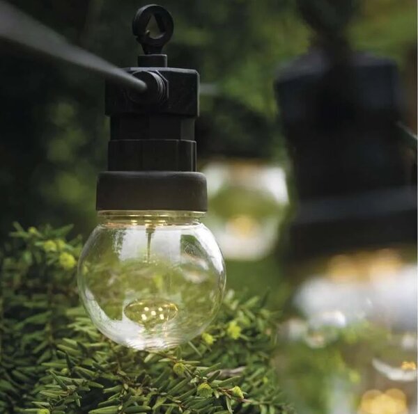 Emos LED světelný párty/vánoční řetěz 10x koulička čirá, 5 m, venkovní i vnitřní, teplá bílá