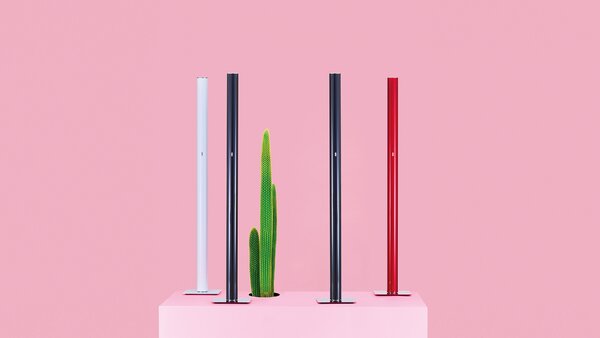 Artemide 1640020APP Ilio, bílá stojací lampa pro nepřímé osvětlení, 39W LED 3000K, 175cm