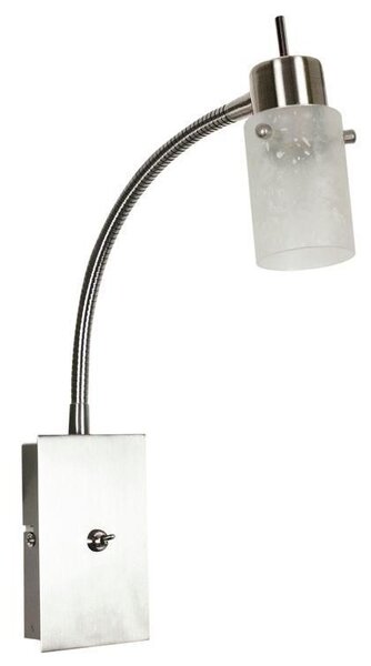 Nástěnné čtecí lampa s vypínačem FROZEN - 1xG9, 40W, matný nikl