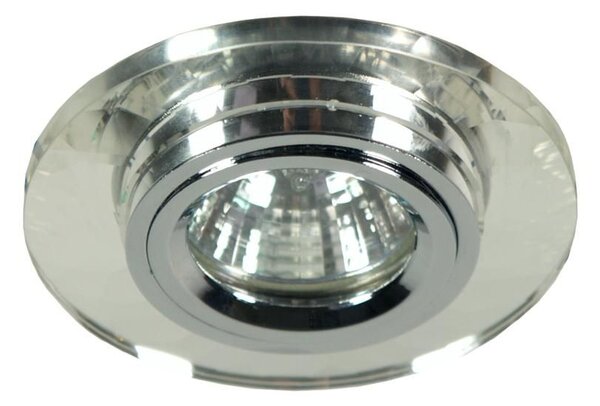 Stropní kulaté zápustné osvětlení DUVALL - 1xGU5,3, MR16, 50W, čiré