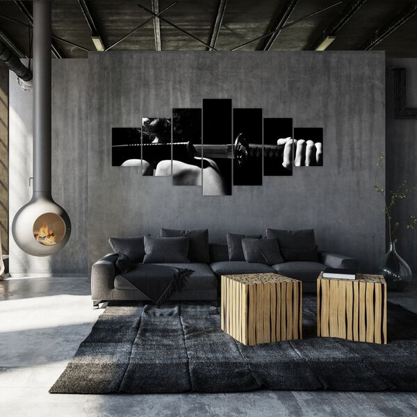 Obraz - Žena s mečem (210x100 cm)