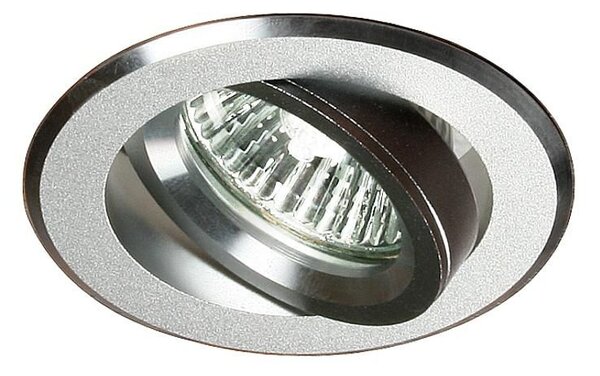 Zápustné stropní bodové světlo MINELIA - 1xGU5,3, MR16, 50W, 8,2cm, kulaté, stříbrné