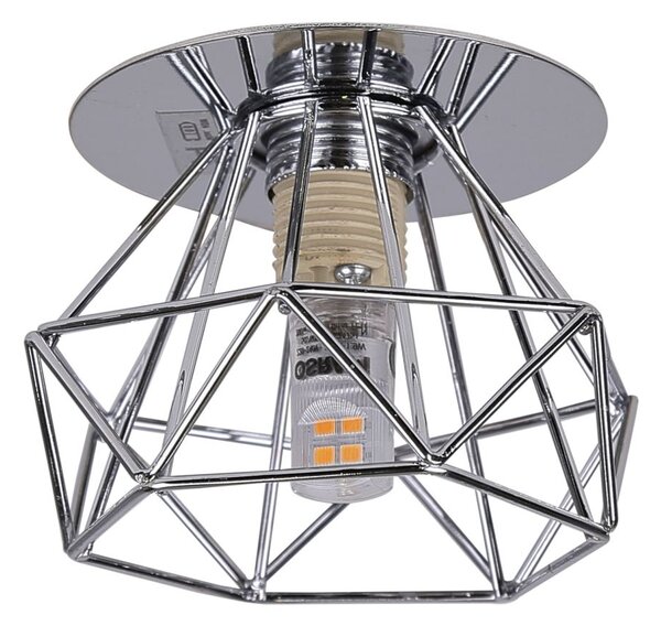Stropní podhledové osvětlení NOME - 1xG9, 40W, diamant, chromované