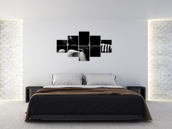 Obraz - Žena s mečem (125x70 cm)