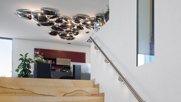 Artemide 1245110A Skydro, designové stropní svítidlo, 30W LED 3000K, 136x142cm