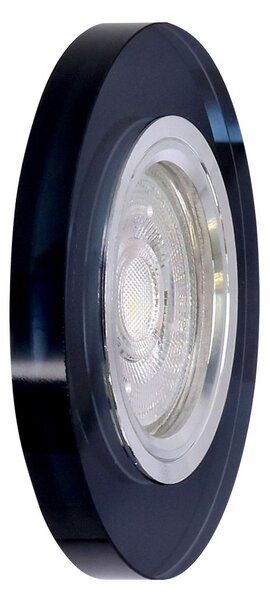 Set 3x stropní podhledové osvětlení EVERSON - 3xGU10, 50W, kulaté, černý