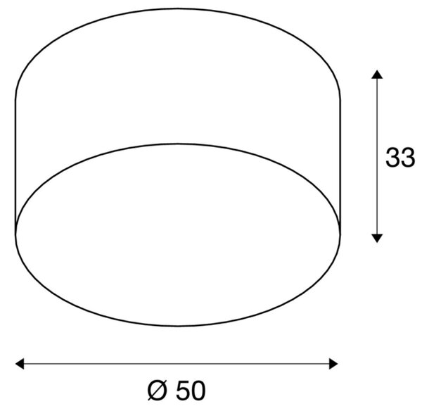 SLV 155373 Soprana CL-1, stropní svítidlo, béžová, 3x60W, E27, průměr 50cm