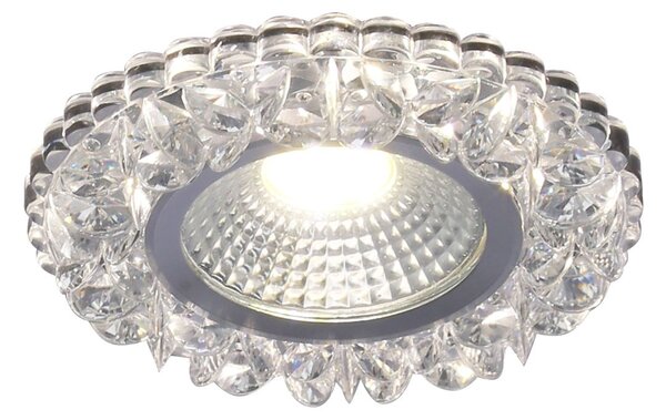 Stropní LED podhledové svítidlo GALLATIN - 5W, 4200K (denní bílá), 10cm, kulaté, čiré