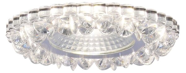 Stropní LED podhledové svítidlo GALLATIN - 5W, 4200K (denní bílá), 10cm, kulaté, čiré