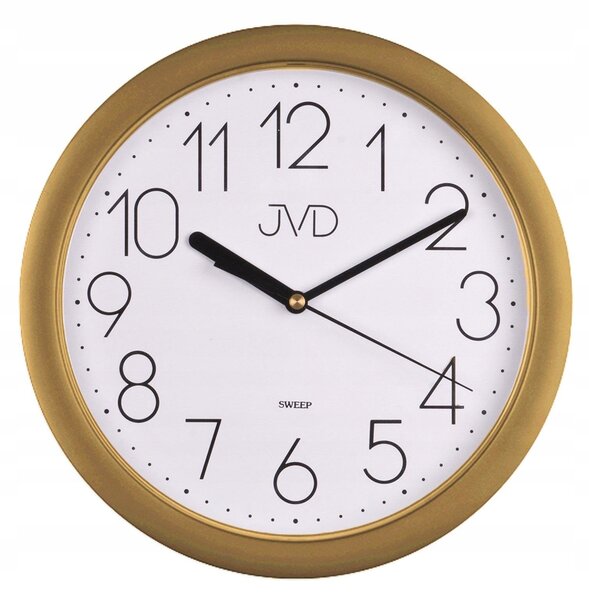 JVD HP612.26 - 25 cm - ZLATÉ - Nástěnné hodiny