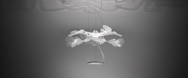Artemide 1628010APP Chlorophilia, závěsné designové svítidlo pro nepřímé osvětlení, 44W LED 3000K, prům. 78cm