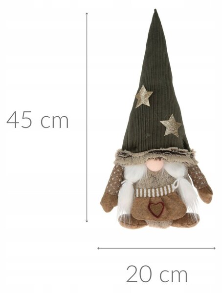 VÁNOČNÍ FIGURKA PLYŠOVÝ SKŘÍTEK SKŘÍTEK 30 CM
