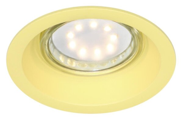 Podhledové stropní kulaté osvětlení CAMAS - 1xGU10, 35W, žluté