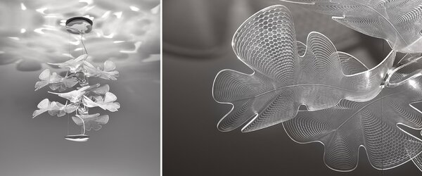 Artemide 1628110APP Chlorophilia 2, závěsné designové svítidlo pro nepřímé osvětlení, 44W LED 3000K, prům. 78cm