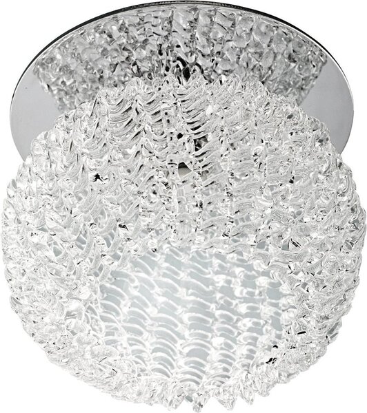 Stropní podhledové designové osvětlení SALCHA - 1xG4, 20W, chromované