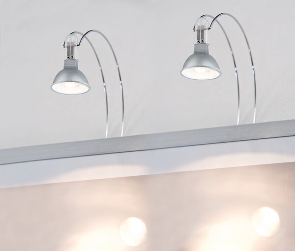 Paulmann 99908 Galeria LED 2, osvětlení obrazů, 2x4W LED GU5,3 2700K, chrom