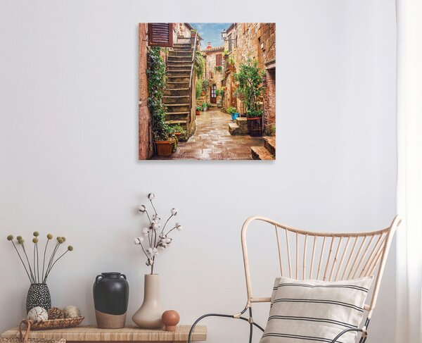 MALBA NA PLÁTNĚ, architektura, 55/55/3 cm Euroart - Obrazy na plátně