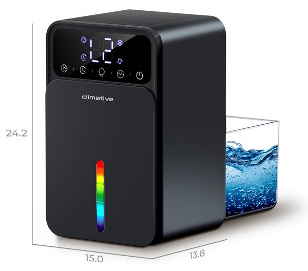 Pohlcovač vlhkosti Climative 1200 ml černý UV tichý