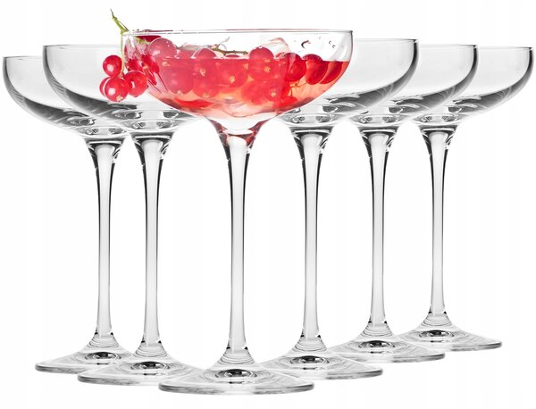 Skleničky na šampaňské Krosno HARMONY bezbarvé 280 ml 6 ks