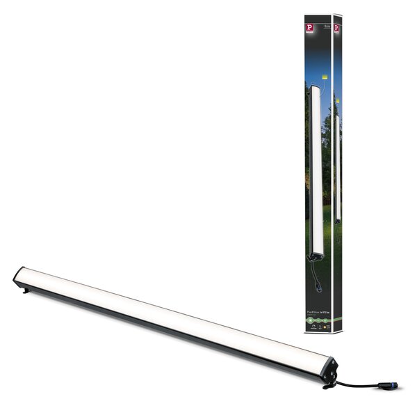 Paulmann 93922 Plug&Shine SML, venkovní lineární svítidlo 8W LED 3000K, antracit, délka 85,6cm, IP67