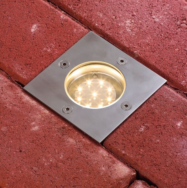 Paulmann 94227 Plug&Shine zápustné venkovní svítidlo 3,6W LED 3000K, 10x10 cm, IP65
