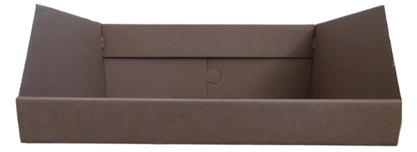 KARTON PAK Úložné boxy na oblečení, organizéry do skříně EKO KARTON 55x40x21 - zkosený
