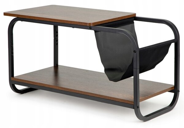 Konferenční stolek ModernHome obdélníkový 86,5 x 40 x 46 cm, odstíny hnědé