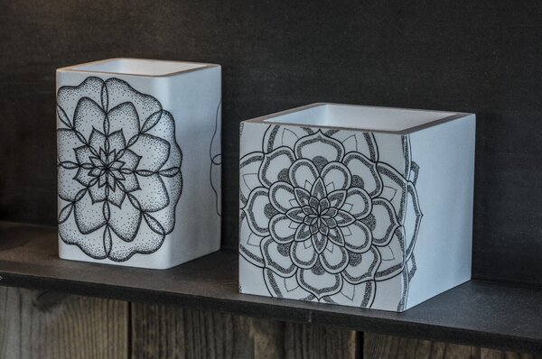 SLV 148018 Plastra Cube, nástěnné sádrové svítidlo, 1x40W G9 rozměr 11,5x11,5cm