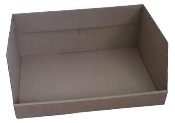 KARTON PAK Úložné boxy na oblečení, organizéry do skříně EKO KARTON 55x40x21 - zkosený