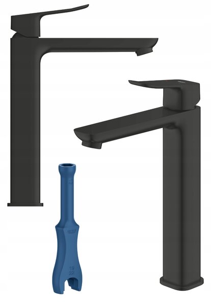 Umyvadlová baterie GROHE Dice velikost XL bez odtokové soupravy, černá