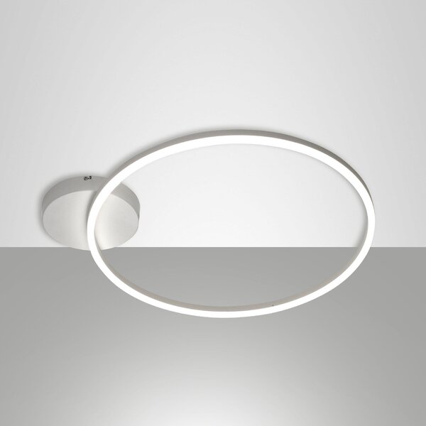 Fabas 3508-61-102 Giotto, kruhové svítidlo pro přisazení, 36W LED 3000K, bílá, prům. 60cm