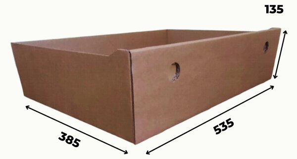 Úložný kartonový box na oblečení ECO - 55/40/13cm - zásuvka KAREC55/40/13-K