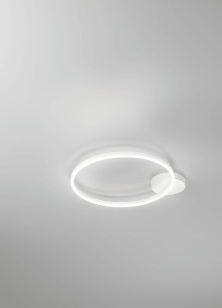Fabas 3508-61-102 Giotto, kruhové svítidlo pro přisazení, 36W LED 3000K, bílá, prům. 60cm