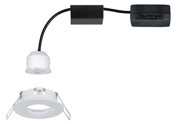 Paulmann 94298 Nova Mini, bílá bodovka, 1x4W LED 2700K, prům. 6,5cm, IP44