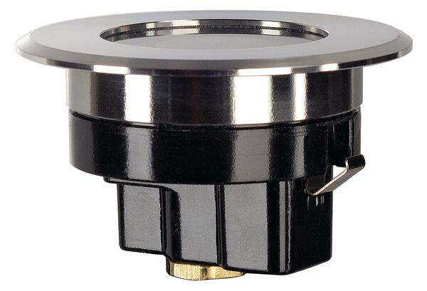 SLV 228412 Dasar Flat 80 ploché zápustné svítidlo do země LED 4,3W 3000K nerez, prům. 8cm, IP67