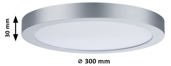 Paulmann 70983 Abia, stropní LED svítidlo, 22W 2700K, matný chrom, prům.30cm