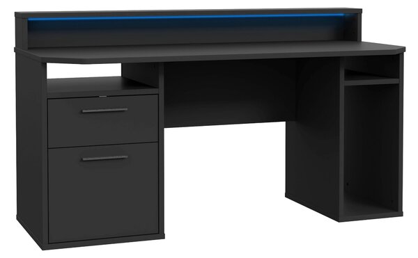 HERNÍ STŮL, černá, 160/72/91 cm MID.YOU - Online Only psací stoly, Online Only