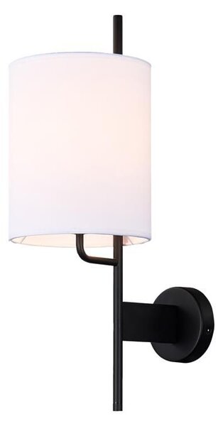 Moderní nástěnná lampa TOKYO - 1xE27, 40W, černá / bílá