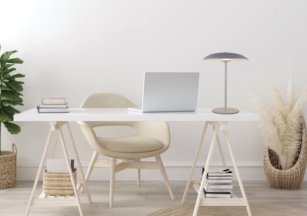 Stolní LED lampa ve skandinávském stylu LUND - 10,5W, 3000K (teplá bílá), bílá