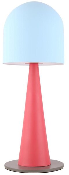 Stolní lampa VISBY - 1xE27, 40W, červená / modrá