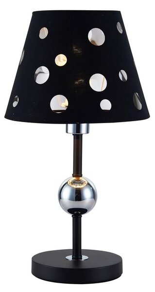 Stolní moderní lampa BATLEY - 1xE14, 60W, černá