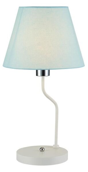 Stolní moderní lampa LUMINOR - 1xE14, 60W, modrá / bílá