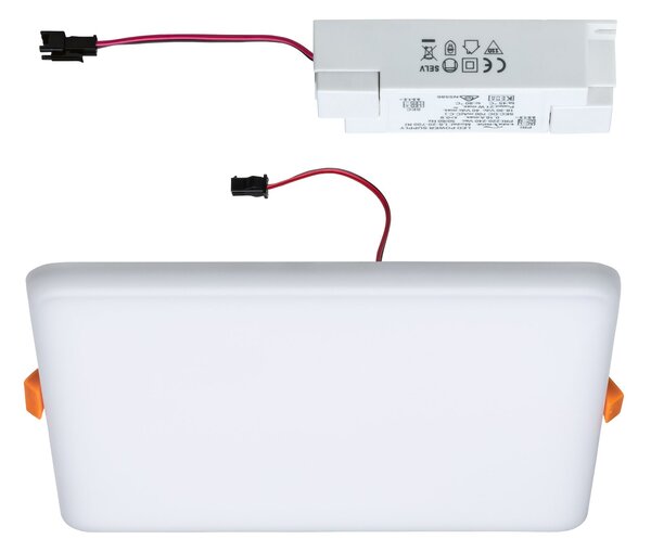 Paulmann 92395 Veluna VariFit, hranaté zápustné svítidlo, 17W LED 3000K, 18,5x18,5cm, IP44